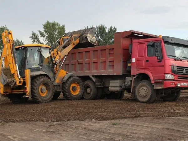 Самосвалы 5-25 тонн, экскаватор-фронтальный погруз