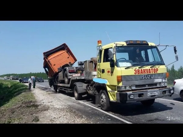 Услуги трала isuzu giga