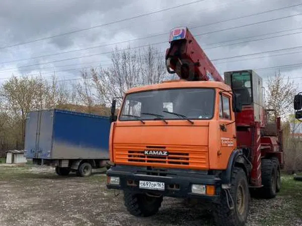 Услуги аренды автовышки 45 м (6*6 вездеход)
