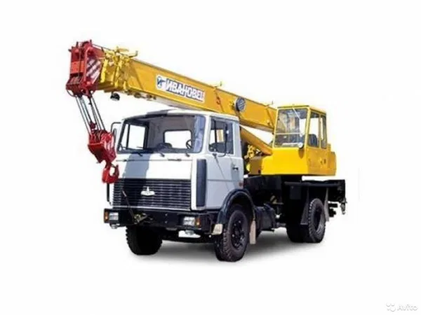 Услуги автокрана Ивановец г/п-16тонн, стрела 18м