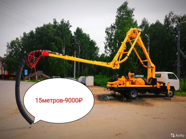 Услуги бетононасоса