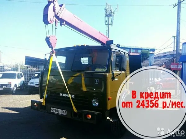 Бортовой грузовик с КМУ КамАЗ 5321