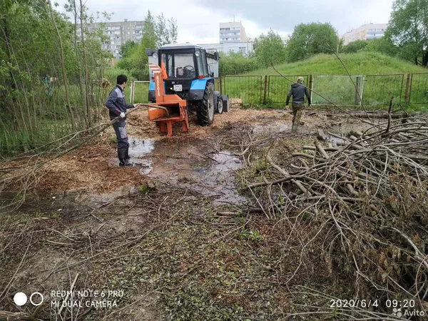 Веткодробилка, измельчитель веток, вывоз отходов