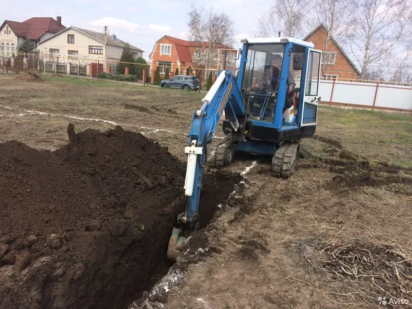 Услуги миниэкскаватора