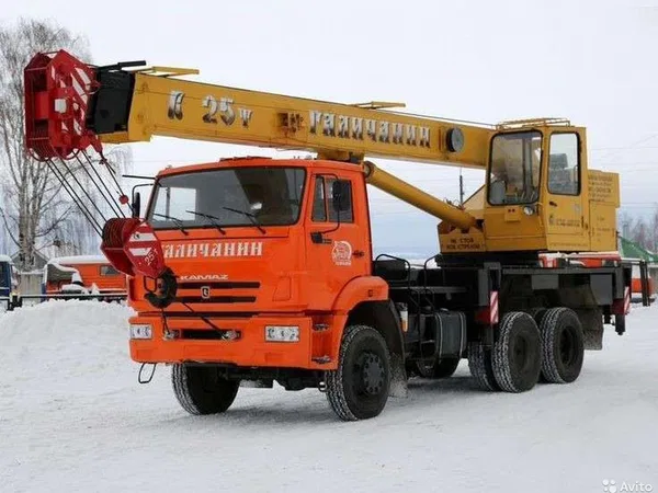 Услуги автокрана 25 т, Аренда крана