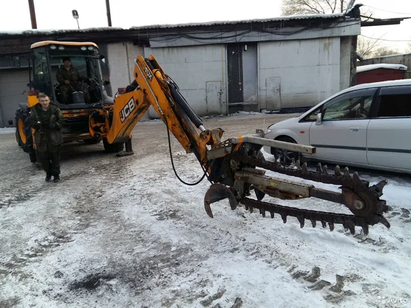 Траншеекопатель(Бара,Грунторез) на базе JCB 4CXC