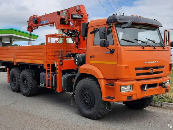 Манипулятор кму 7/10 камаз + люлька+коники