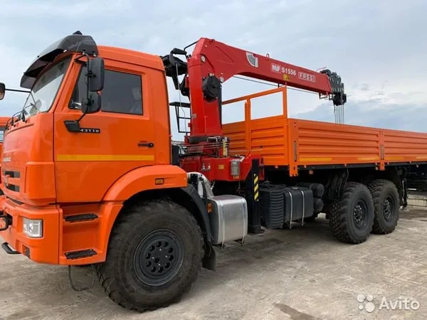 Бортовой грузовик с КМУ КамАЗ 43118 с КМУ Fassi MVF S1556