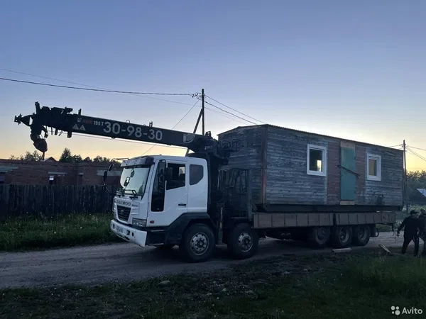Услуги манипулятора крана гаражи негабарит Воровай