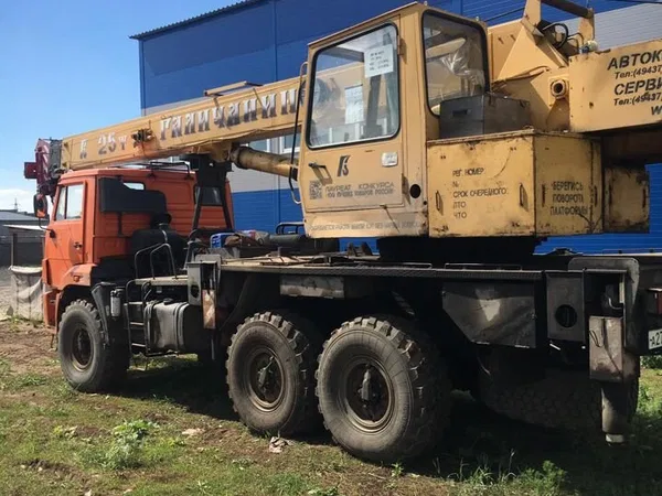 Услуги автокрана 25 тонн