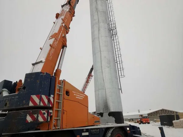 Услуги автокранов Като 40т, Liebherr 55т, Ивановец