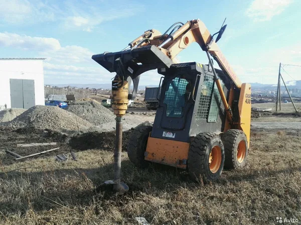 Услуги ямобура на базе Bobcat