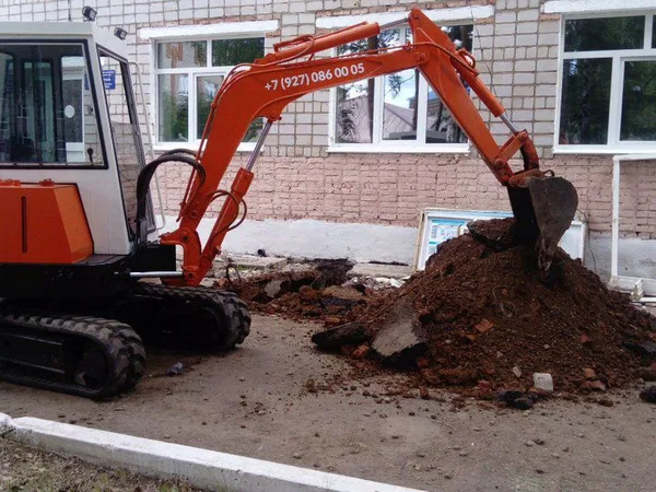 Услуги Мини Экскаватора+ Мини погрузчика