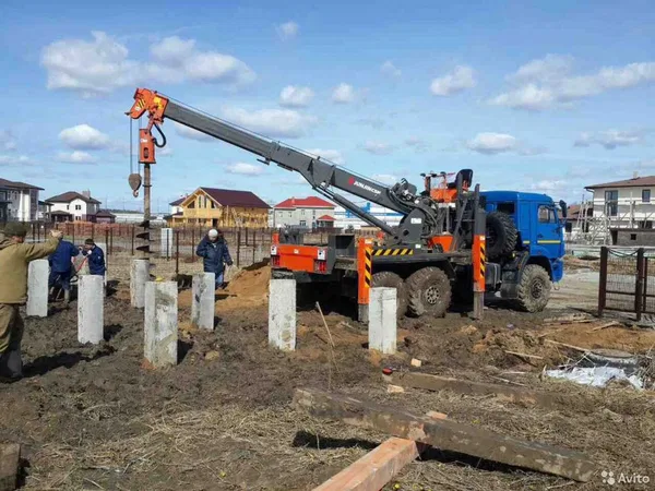 Ямобур Бурение Сваи Лэп