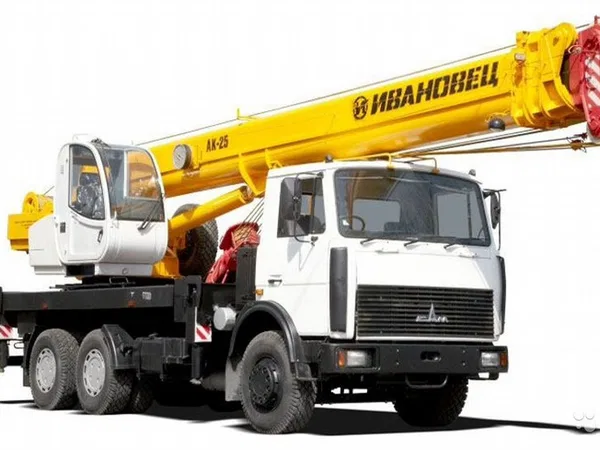 Услуги автокрана маз 25 тонн