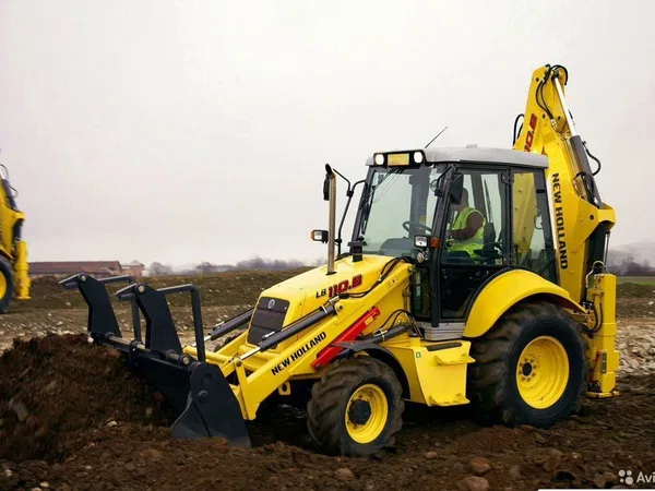 Аренда экскаватора-погрузчика NEW holland