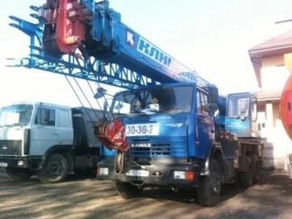 Автокран Клинцы КС-55729-1К-3 на шасси КамАЗ 65115