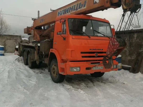 Услуги автокрана 25тн