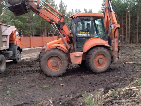 Услуги экскаватора погрузчика