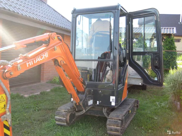 Мини экскаватор hitachi+ямобур