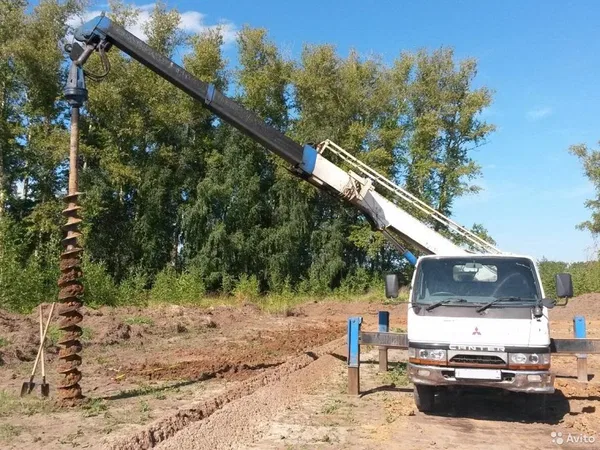 Ямобур/бкм бурение лунок, свай, опор