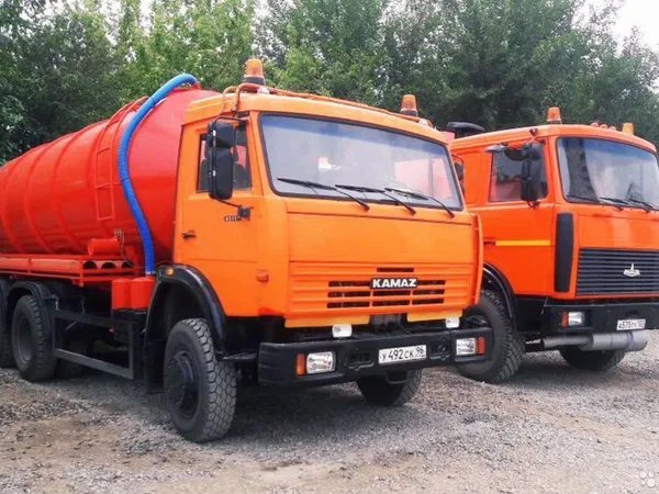 Откачка септика, Ассенизаторские услуги 4 - 15 куб
