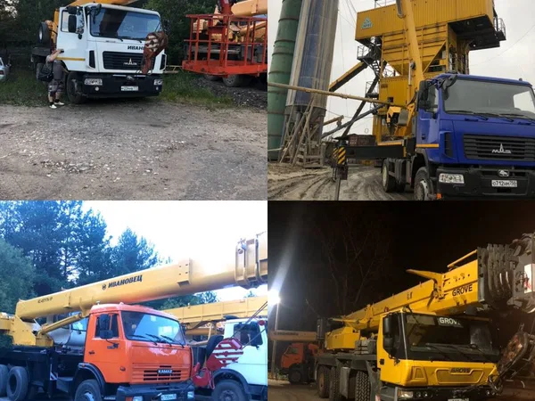 Автокран 16, 25, 55 тонн, автовышка 22, 31 метр
