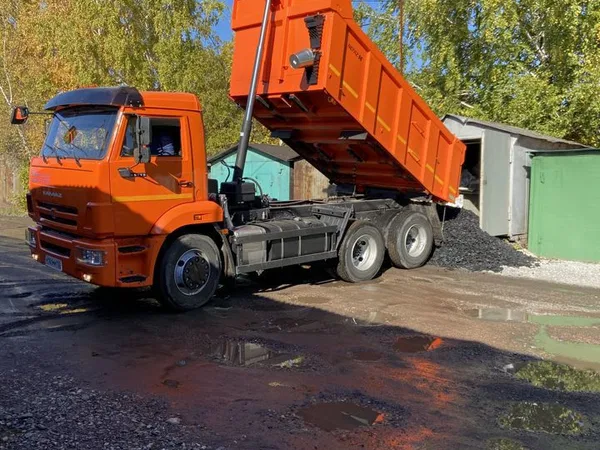 Услуги автомобиля камаз-самосвал