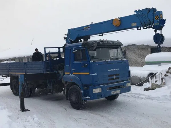 Аренда Манипулятора Камаза с 7 тн стрелой. Казань