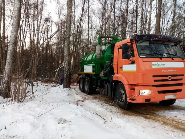 Услуги илососа, откачка автомоек, котлованов