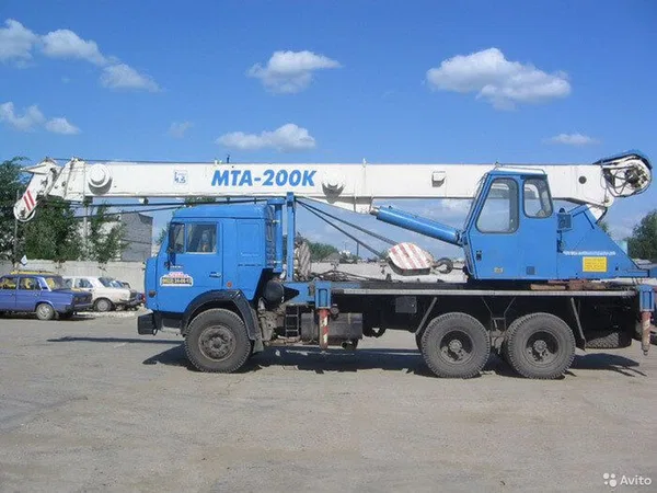 Автокран камаз мта-200