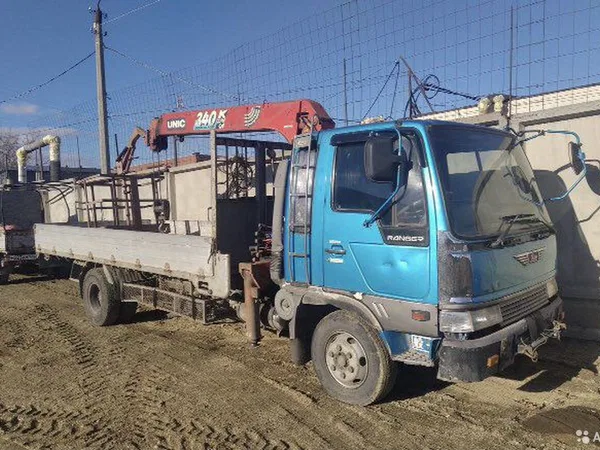Услуга аренда манипулятора кран-борт самопогрузчик