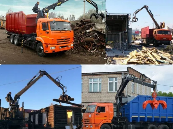 Услуги металловоза, ломовоз, манипулятор. 30 кубов