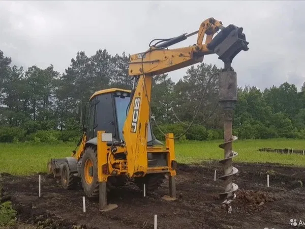 Эксковатор-Погрузчик JCB 3cx, Ямобур, Гидромолот