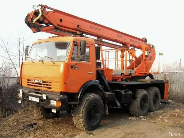Услуги аренды автовышки 28 м (6*6 вездеход)