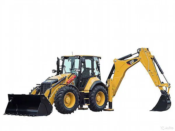 Экскаватор погрузчик caterpillar