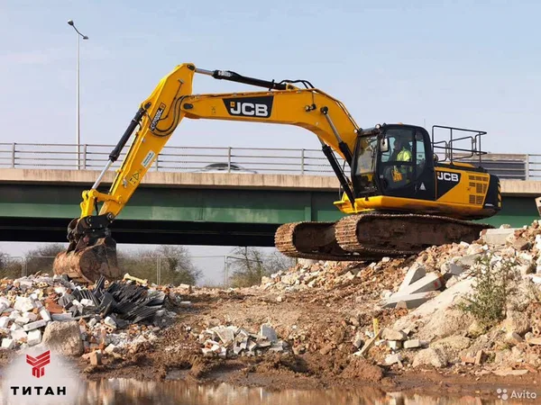 Аренда экскаватора гусеничного JCB 220+гидромолот