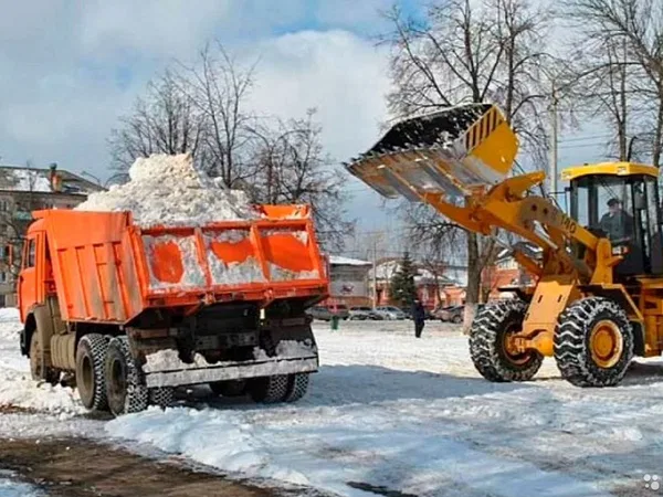 Уборка снега, чистка снега, вывоз снега, щетка