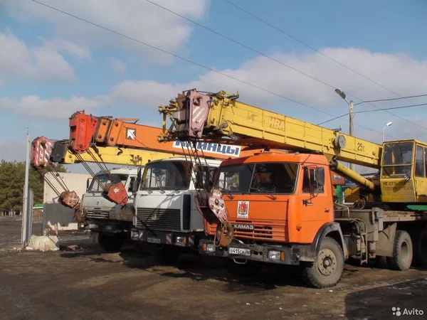 Услуги автокрана от 1 до 25т, стрела 21.7-31м
