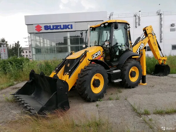 Экскаватор-погрузчик JCB + Ямобур + Гидромолот