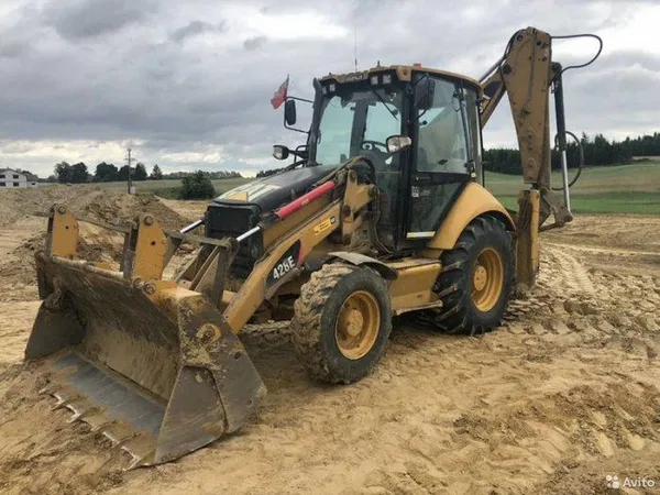 Аренда Спецтехники, Экскаватор погрузчик CAT 428Е