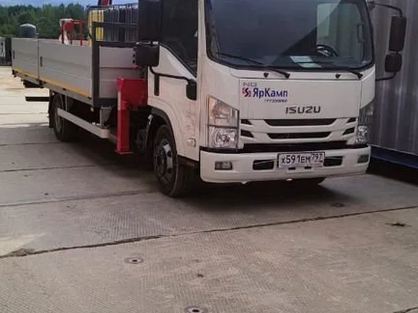 Услуги манипулятора isuzu с кму 10м