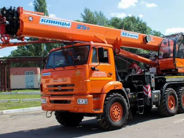 Услуги автокрана 25т, стрела 21-32м