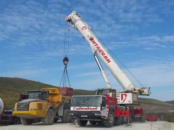 Услуги автокрана Liebherr гп 200 тонн