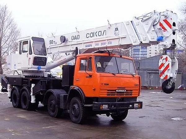 Услуги автокрана 50 тонн
