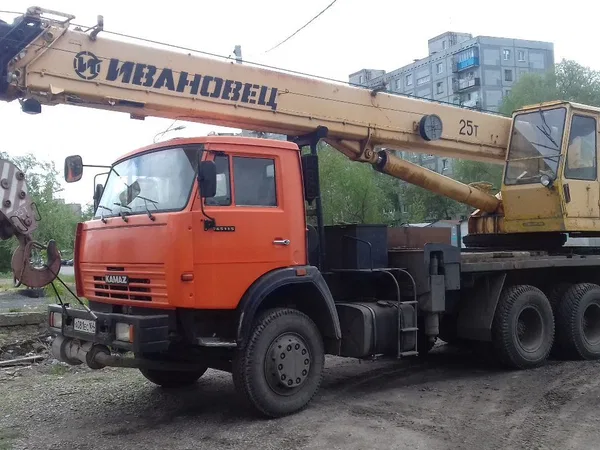 Аренда. Услуги Автокрана Ивановец 25тонн -21метр