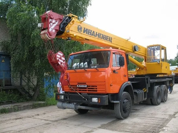 Услуги автокрана 25 т