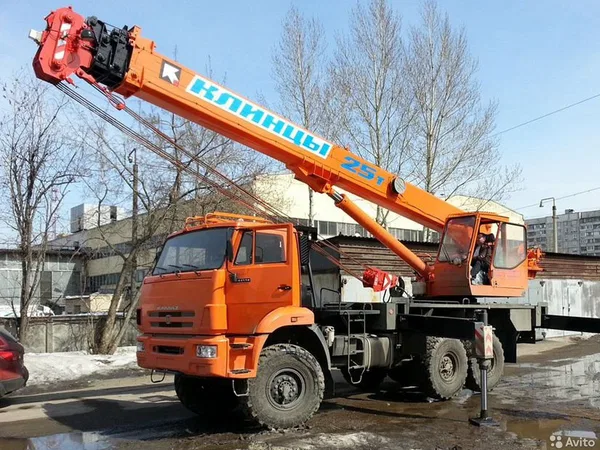Услуги Аренда автокрана 25 тонн