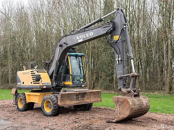 Услуги колесного экскаватора volvo EW 160 C