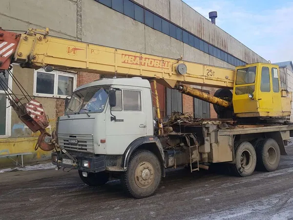 Услуги автокрана 25 тонн Ивановец и трал 50 тонн